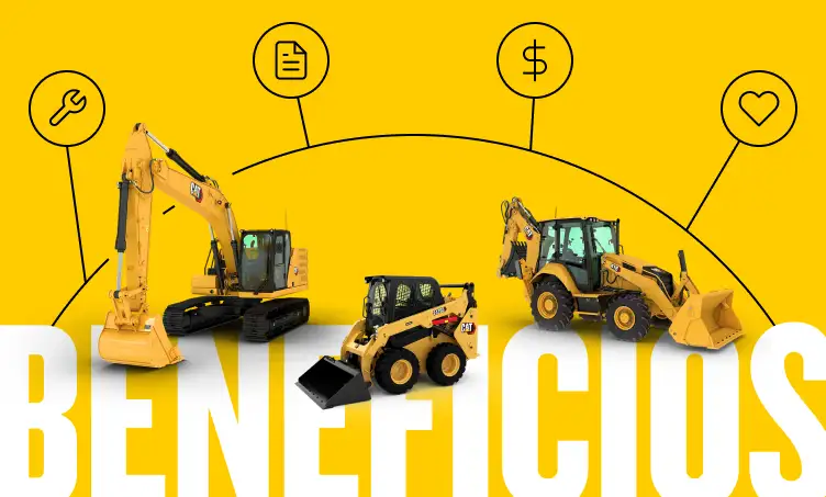 Beneficios rentar maquinaria Cat